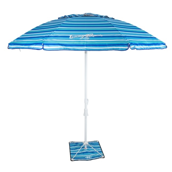 Tommy Bahama Other - Tommy Bahama with AnchorX 7-ft blue striped Beach Umbrella